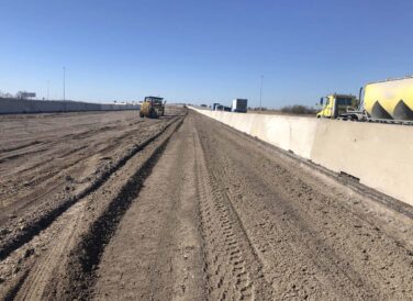 soil foundation for IH 35E construction