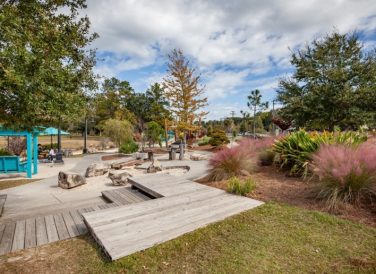 Walking trail at Cascades Park and Trail in Tallahassee, FL